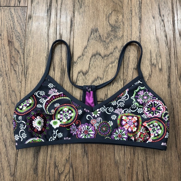 Athleta Other - Athleta Printed Swim Bikini Top Size M
